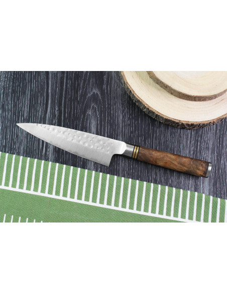 Takeshi Saji R2 Tsuchime 13 cm håndsmedet japansk universalkniv