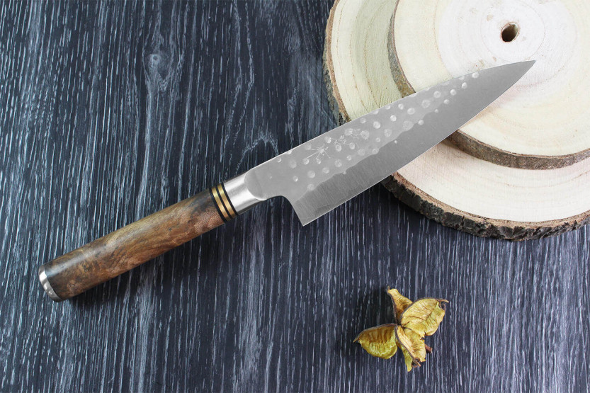 Takeshi Saji R2 Tsuchime 13 cm coltello universale forgiato a mano in Giappone