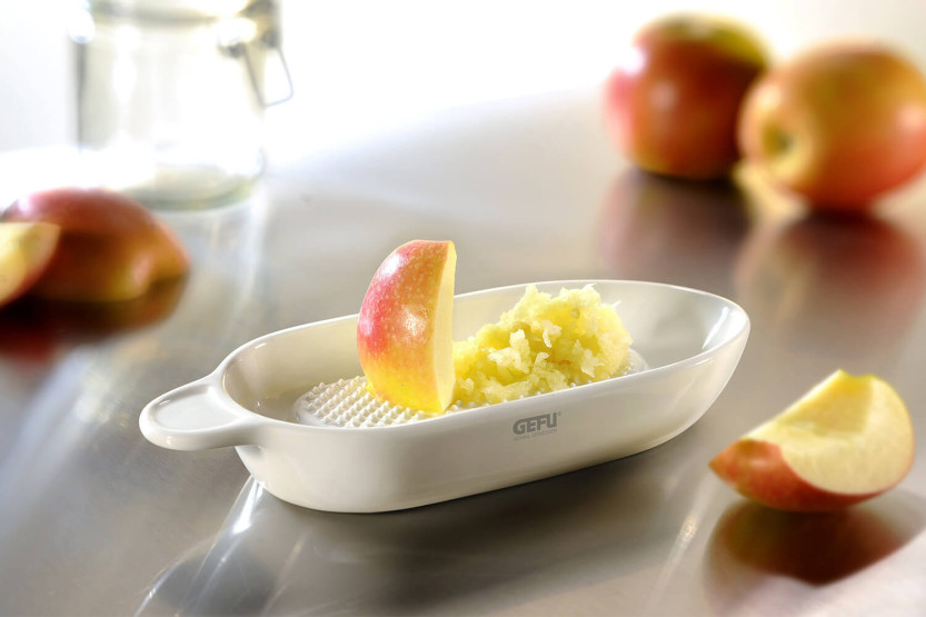 Ralador de cerâmica Gefu Fruttare para frutas e legumes 21,5 x 8,5 cm