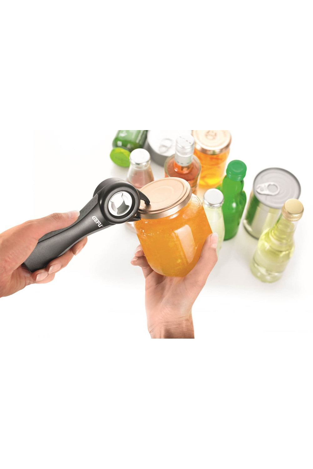 Zesteur Certo GEFU - Pour écorces D'agrumes Fins | Lames Inox, Manche Ergonomique, Facile à Utiliser