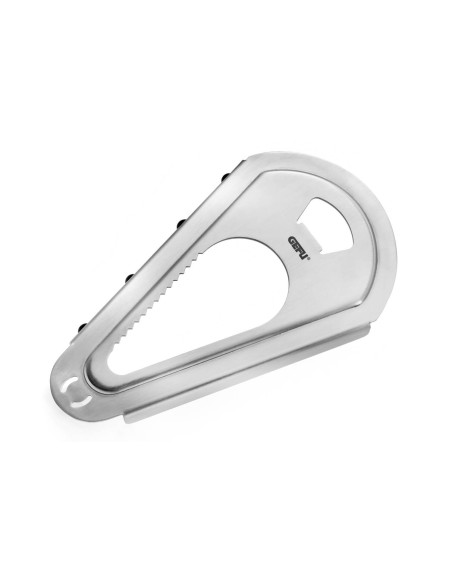 Gefu Pratico 4-in-1 multi-function bottle opener in stainless steel
