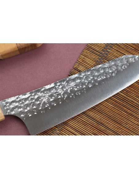 Yu Kurosaki senko 16,5cm SG2 staal ambachtelijk gehamerd japans bunka mes