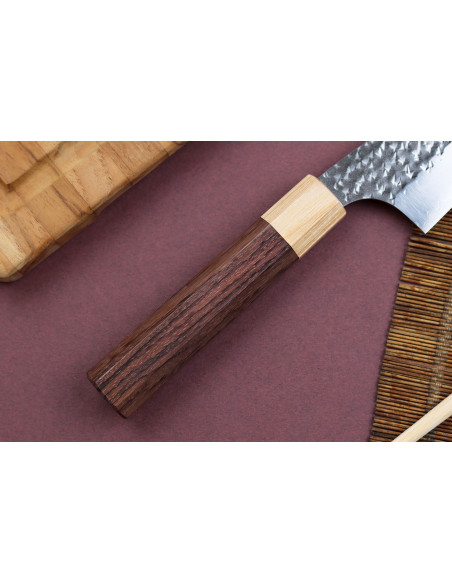 Yu Kurosaki senko 16,5 cm faca bunka japonesa martelada à mão em aço SG2