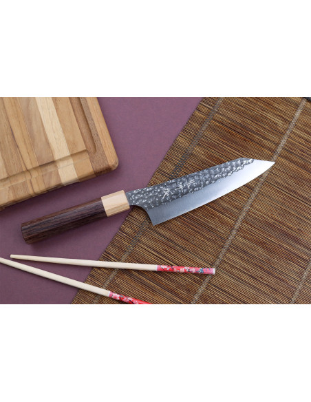 Yu Kurosaki senko 16,5 cm faca bunka japonesa martelada à mão em aço SG2