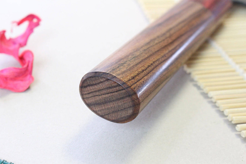 Japanisches handgefertigtes santokumesser Wusaki Yuzo BS2 17cm