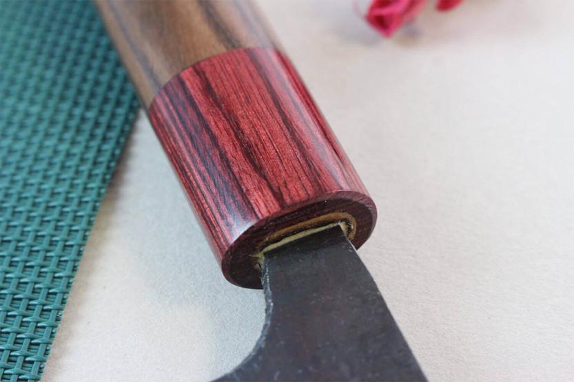 Japanisches handgefertigtes santokumesser Wusaki Yuzo BS2 17cm