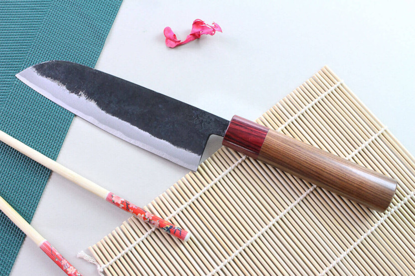Wusaki Yuzo BS2 17 cm håndlaget japansk santokukniv