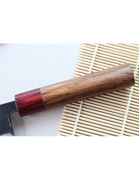 Wusaki Yuzo BS2 17cm handmade Japanese santoku knife
