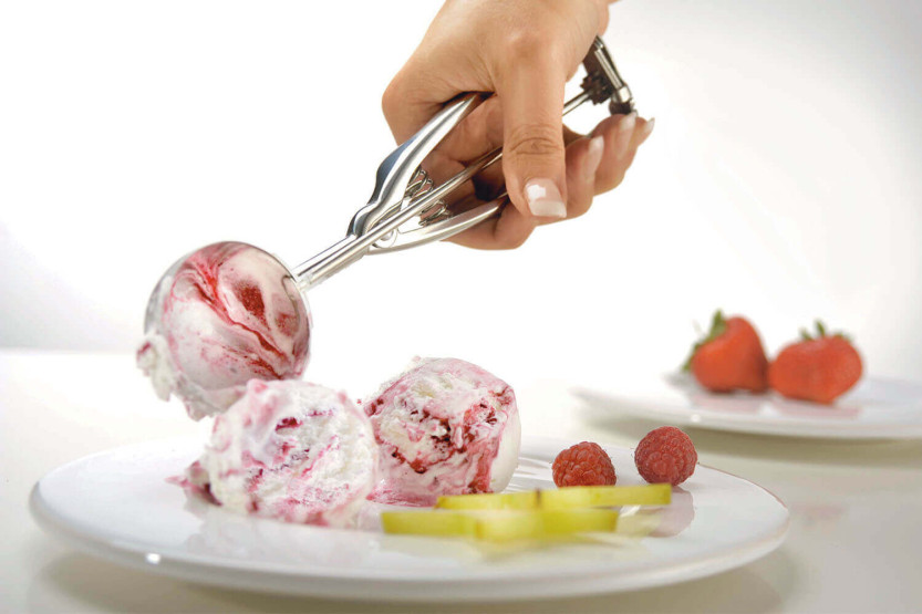 Eislöffel Gefu Gepalina komplett aus Edelstahl - Durchmesser 5cm