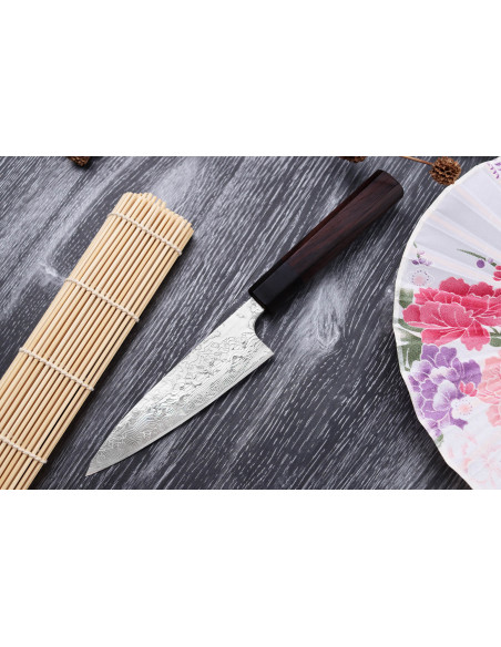 Takeshi Saji R2 Damas 13,5 cm coltello universale giapponese fatto a mano