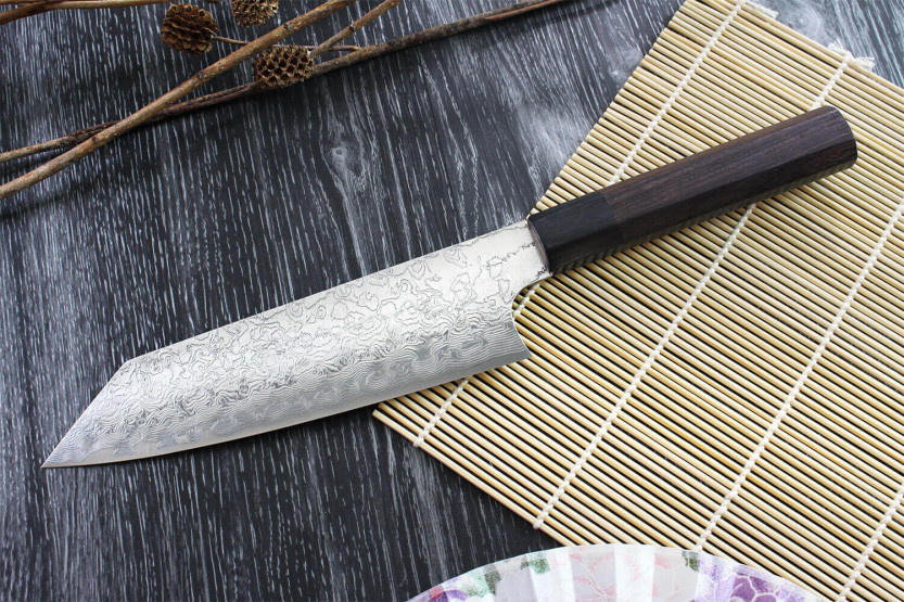 Takeshi Saji R2 Damaskus 18 cm håndlaget japansk bunka-kniv