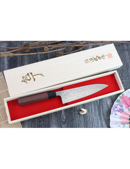 Takeshi Saji R2 Damas 18cm handmade Japanese chef ' s knife