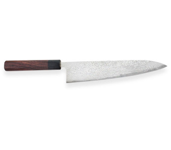 Takeshi Saji R2 Damas 24cm käsintehty japanilainen keittiöveitsi