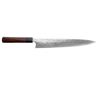 Takeshi Saji R2 Damascus 27cm käsintehty japanilainen sujihiki veitsi