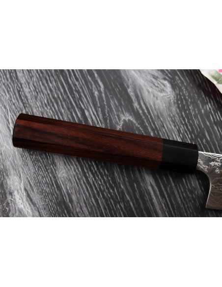 Takeshi Saji R2 Damasco 27cm cuchillo japonés hecho a mano sujihiki