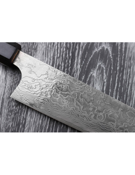Faca japonesa sujihiki Takeshi Saji R2 Damascus 27cm feita à mão