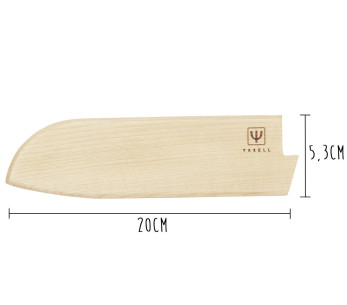 Estuche Yaxell para cuchillo santoku de 20cm - Madera de arce