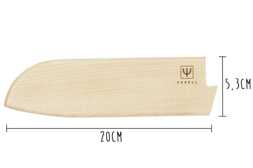 Yaxell-etui til 20 cm santoku-kniv - ahorntræ