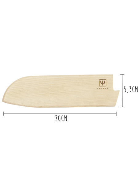 Custodia Yaxell per coltello santoku da 20 cm - Legno d'acero