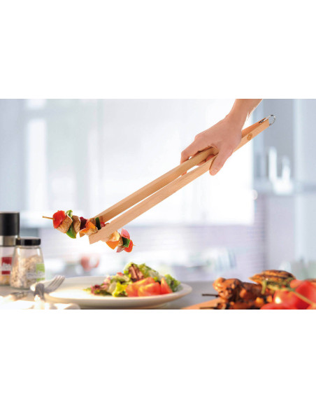 Gefu Natura extra lange Grillzange aus Holz 48cm