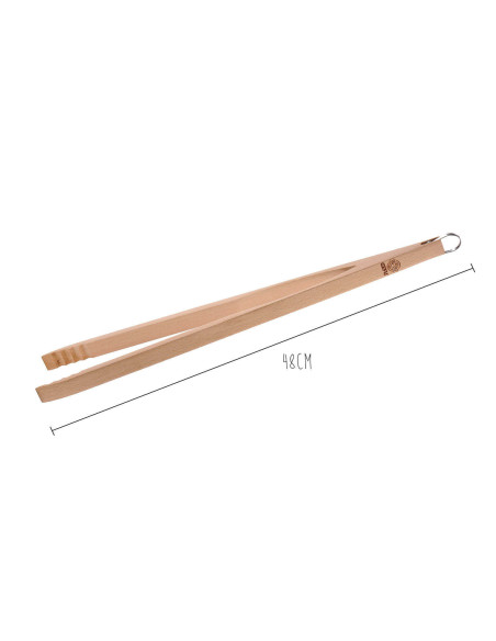 Gefu Natura extra pitkät puiset grillipihdit 48cm