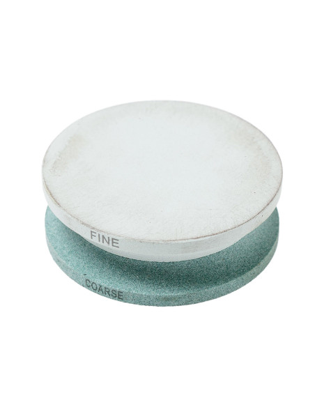 Hultafors Premium 2-grain round water stone (180/600) Diameter 75mm