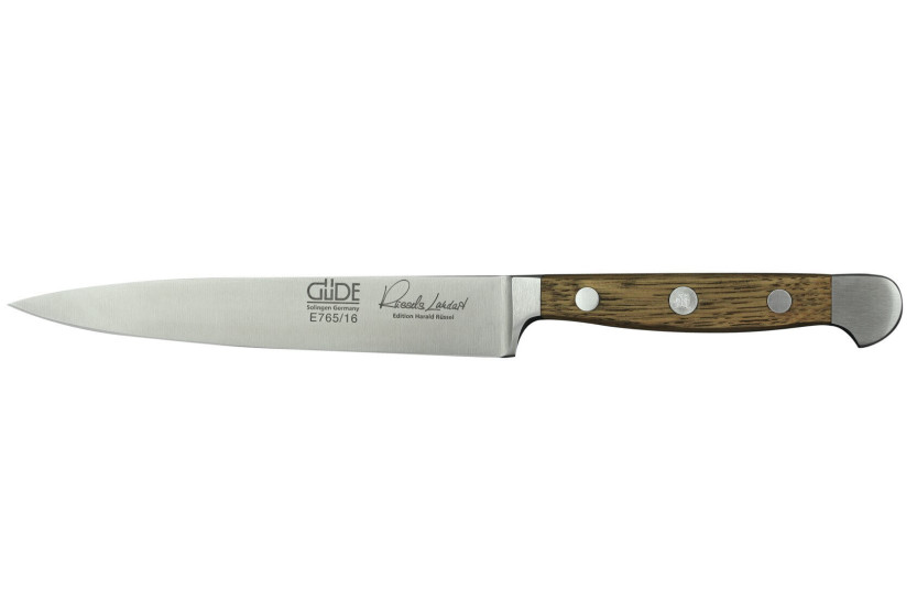 Set of 4 Güde Alpha Oak forged knives
