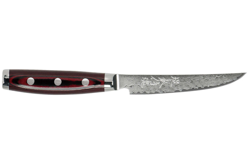 Japansk biffkniv Yaxell Super Gou 11 cm damask 161 lag