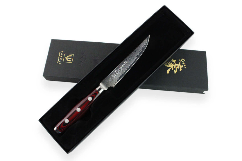 Yaxell SUPERGOU 11 cm japansk steakkniv i 161 lag damaskus