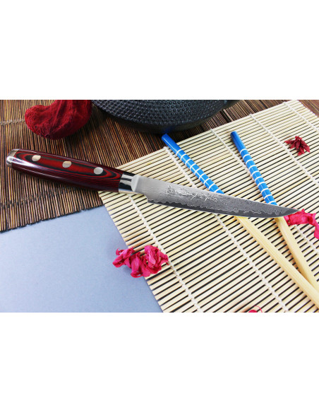 Yaxell SUPERGOU 11 cm japansk steakkniv i 161 lag damaskus