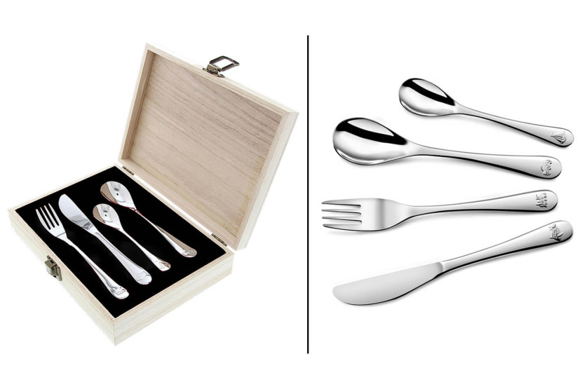 Coffret Albert de Thiers Kiddo 4 decorated cutlery sets for children