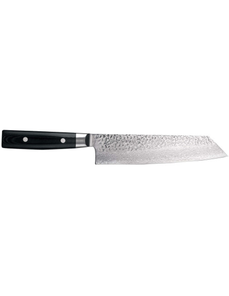 Yaxell Zen Japansk Kiritsuke kniv 20cm Damaskusblad 37 lager micarta handtag