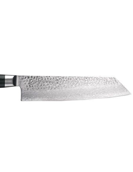 Yaxell Zen Japanese Kiritsuke knife 20cm Damascus blade 37 layers micarta handle
