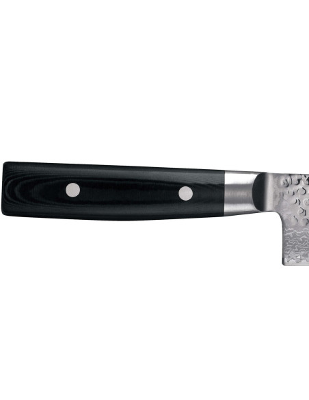 Yaxell Zen Japanese Kiritsuke knife 20cm Damascus blade 37 layers micarta handle