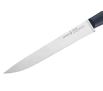 Faca para fatiar Opinel Intempora n°227 20cm lâmina cabo azul marinho 2
