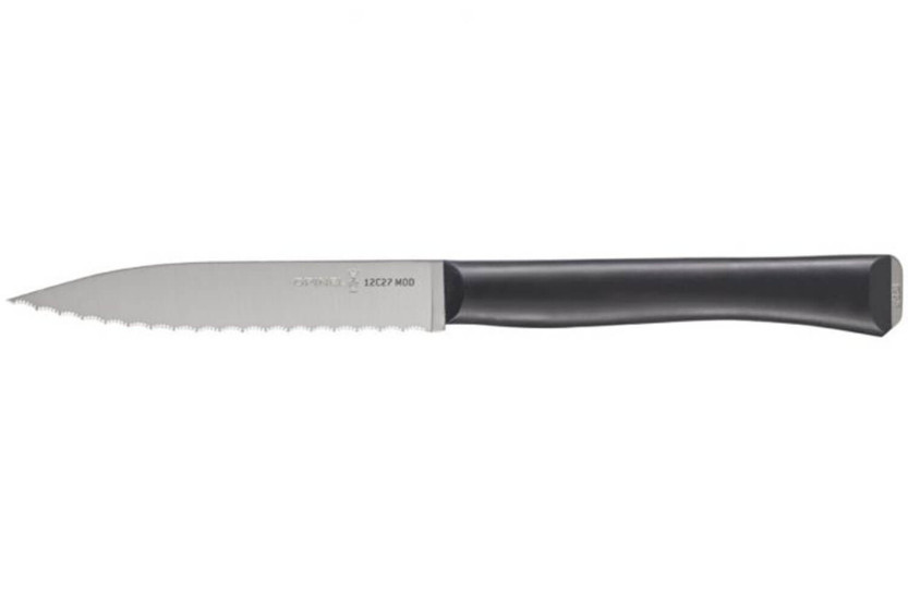 Opinel Intempora Faca de aparar n°226 10cm lâmina serrilhada cabo azul marinho