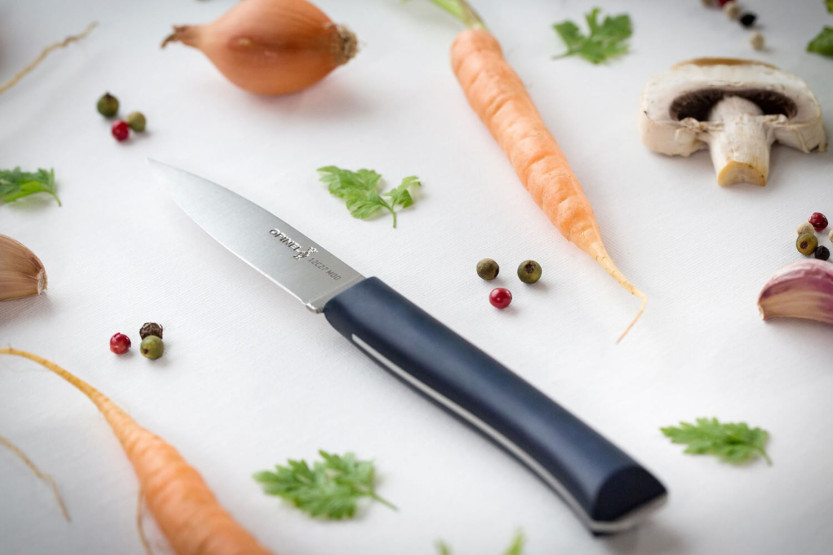 Opinel Intempora spelucchino n°226 10cm lama seghettata manico blu navy