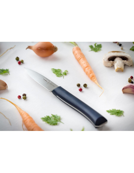 Opinel Intempora Faca de aparar n°226 10cm lâmina serrilhada cabo azul marinho