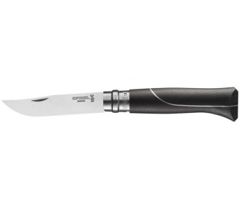 Opinel n°8 Ellipse coltello 8,5 cm lama in acciaio inox manico in ebano