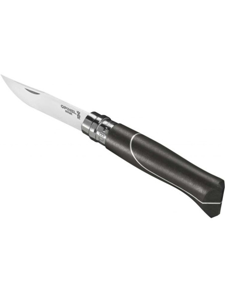 Opinel n°8 Ellipse kniv 8,5 cm blad i rustfritt stål ibenholt håndtak