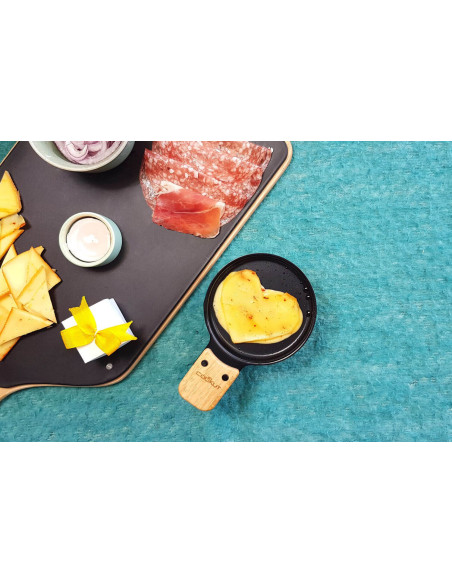 Cookut Lumi raclette ljus set individuell service stekpannor och spatlar