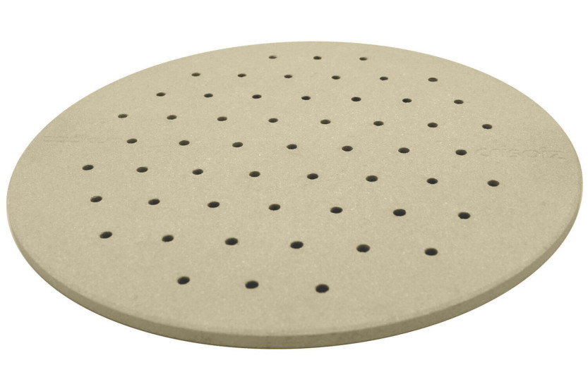 Cookut Crispiz Pizzastein aus feuerfestem Stein für Ofen und Grill 38cm