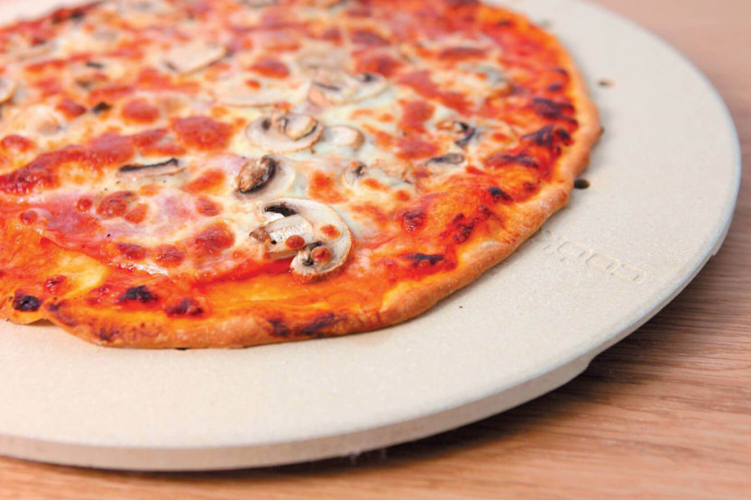 Cookut Crispiz refractory pizza stone for oven and barbecue 38cm