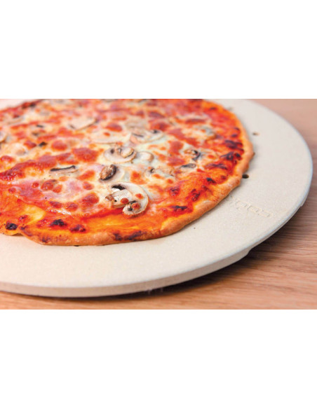 Cookut Crispiz refractory pizza stone for oven and barbecue 38cm