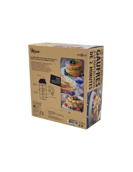 Cookut Pancake and waffle shaker set - 1 shaker + 1 spreder + 1 opskriftsbog