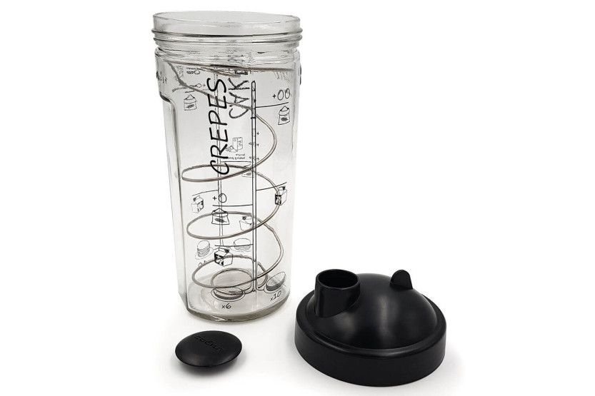 Set shaker per pancake e waffle Cookut - 1 shaker + 1 spargitore + 1 ricettario