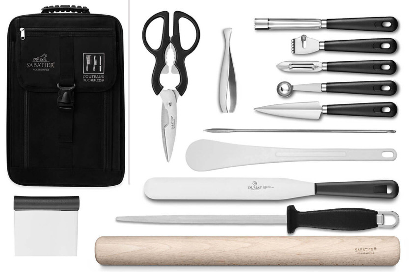 Speciale Sabatier chef's tas met 13 kook- en gebaksartikelen - Exclusiviteit