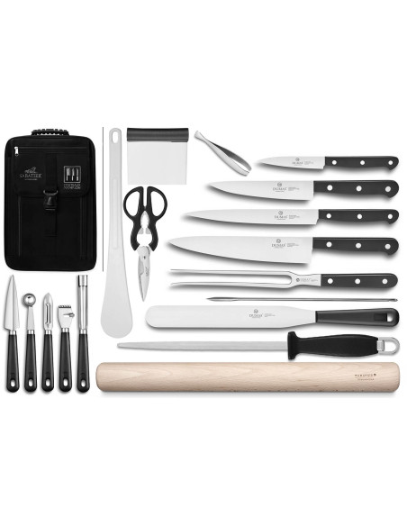 Bolsa Especial Chef Sabatier 32 Dumas Cuisineco 4 cuchillos + 14 utensilios - Exclusividad