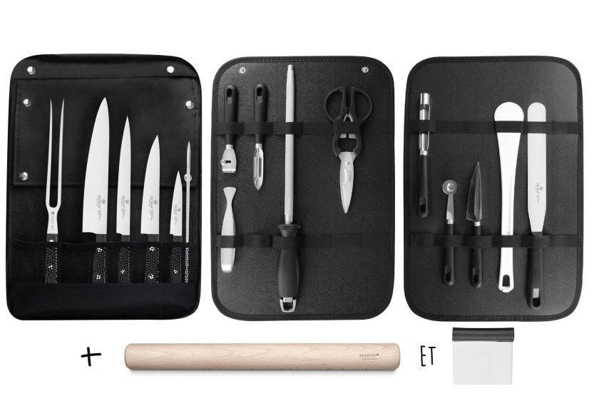 Bolsa Especial Chef Sabatier 32 Dumas Cuisineco 4 cuchillos + 14 utensilios - Exclusividad