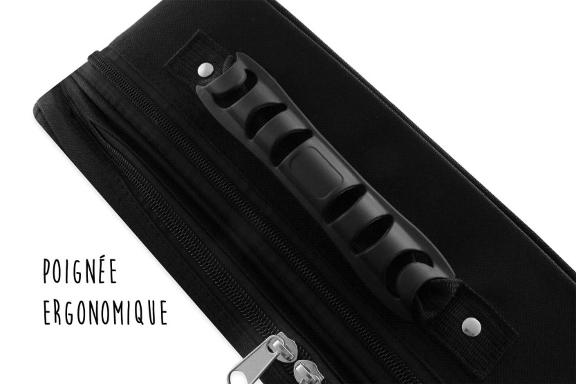 Bolsa de cocinero Sabatier Idéal Inox 4 cuchillos de cocina franceses + 14 utensilios - Exclusividad